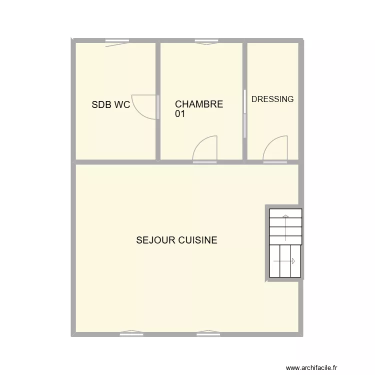 bagnol appart 1 etage 1. Plan de 5 et 38 m² bagnol appart 1 etage 1. Plan de 5 et 38 m²