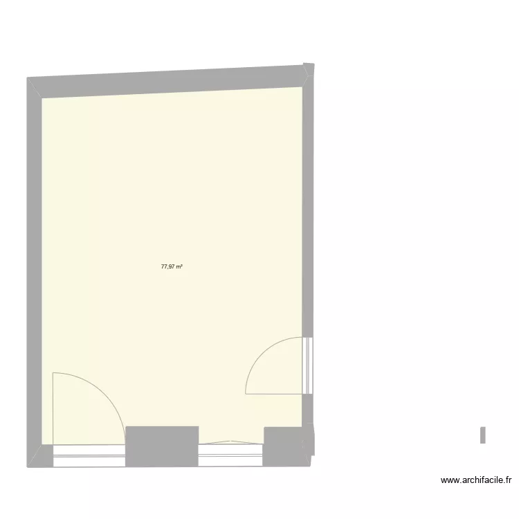 punta Chambre. Plan de 