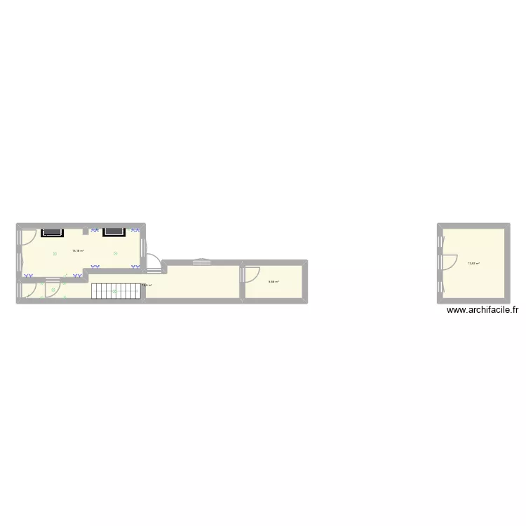 MDB - Elec. Plan de 4 Pièces et 49 m²