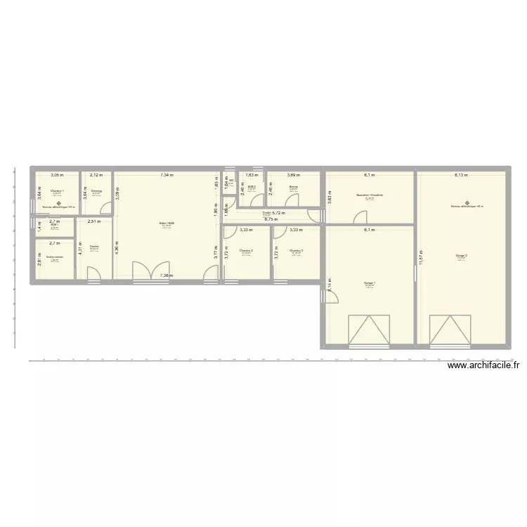 123. Plan de 15 et 285 m² 123. Plan de 15 et 285 m²