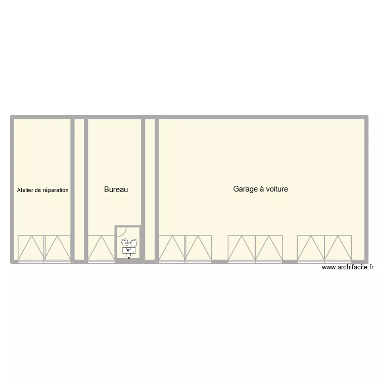 entreprise de location voiture. Plan de 