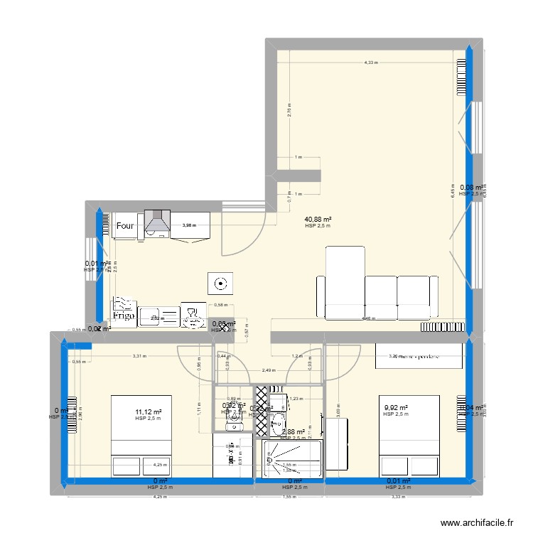 Appart1. Plan de 0 pièce et 0 m2 Appart1. Plan de 0 pièce et 0 m2