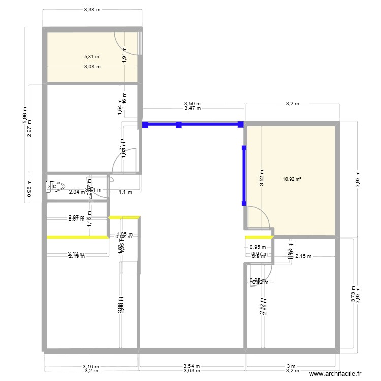 plan projet FIGUEREDO. Plan de 0 pièce et 0 m2