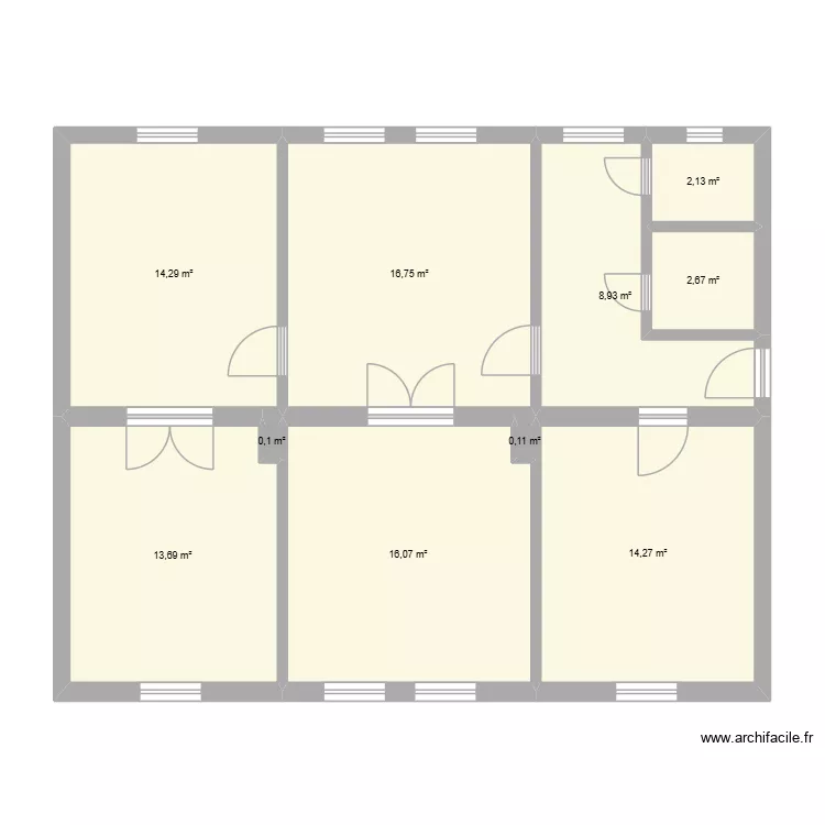 U Stromovky 265 byt 4 HA. Plan de 10  et 89 m²