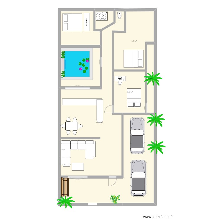 mayssan. Plan de 5 pièces et 175 m2