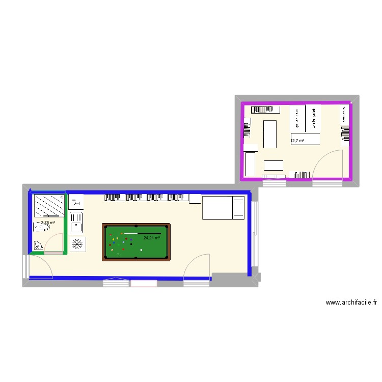 Gite. Plan de 0 pièce et 0 m2