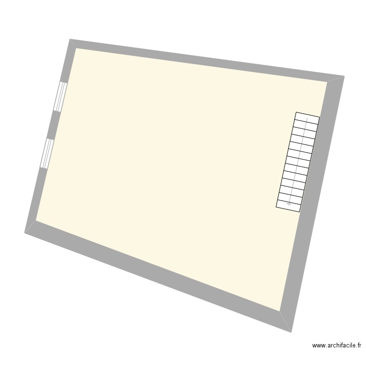 Mey N3. Plan de 1 pièce et 59 m2