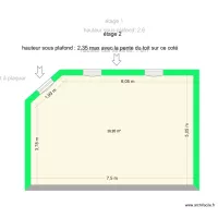 plan mur a réisoler et plaquer
