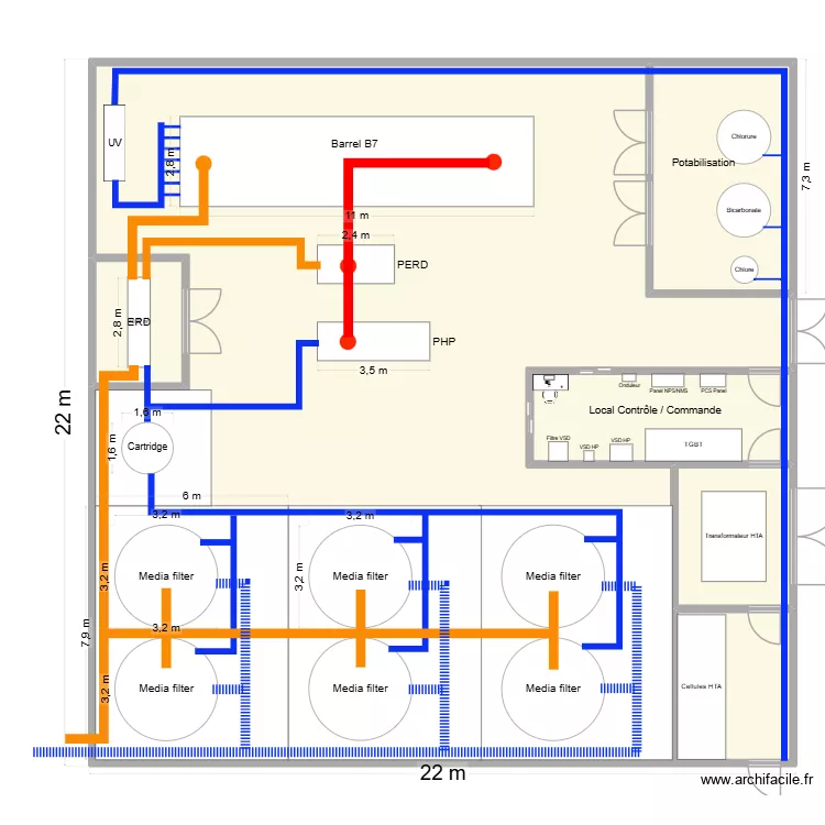 Version 6 port de commerce  4. Plan de 5  et 456 m²