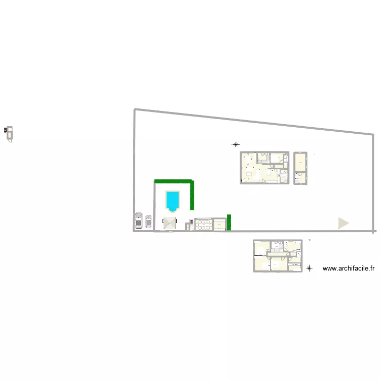 12/8 rdc 1 er etage  96m2 terrasse couverte piscine cave. Plan de 