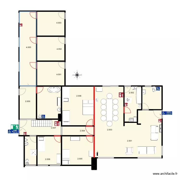 S1P_&eacute;tage 0_num&eacute;ros d&eacute;tecteurs_11032024. Plan de 