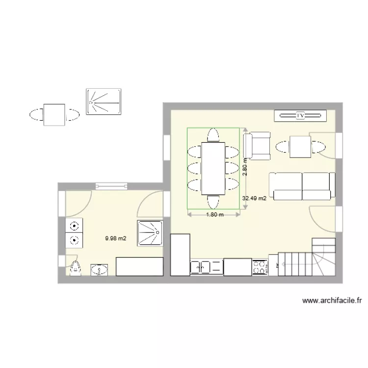 rdc1. Plan de rdc1. Plan de