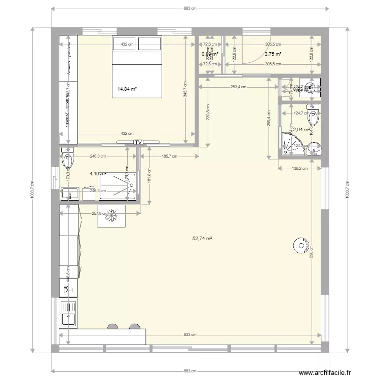 210511 CHALET AM&Eacute;NAGEMENT. Plan de 
