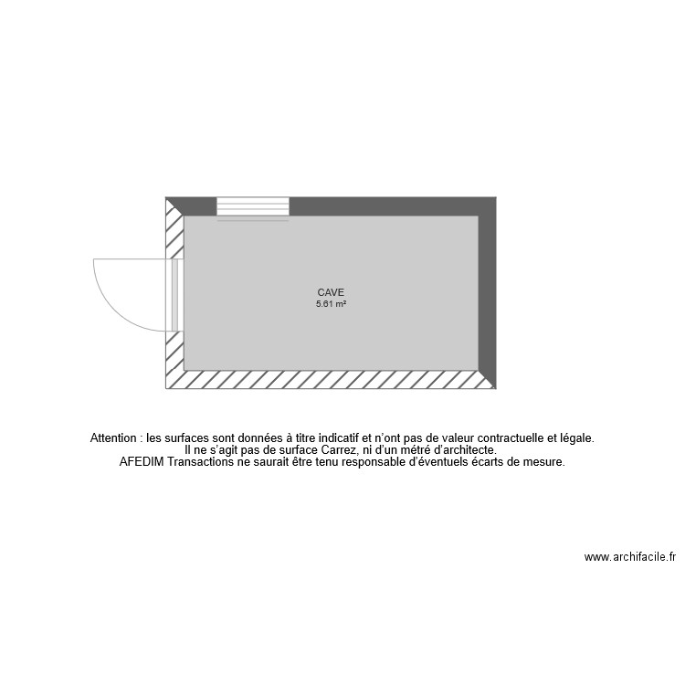 BI 5117 CAVE . Plan de 0 pièce et 0 m2