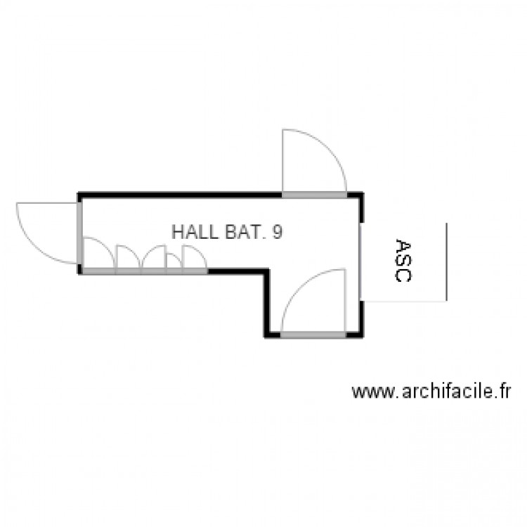 PALIER BAT 9 PC SAINT MAURICE . Plan de 0 pièce et 0 m2