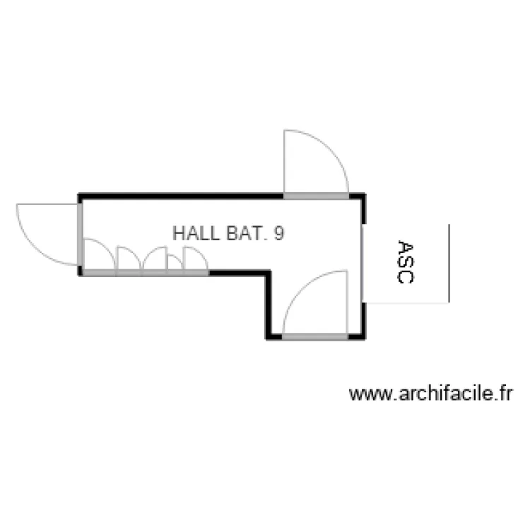 PALIER BAT 9 PC SAINT MAURICE . Plan de 