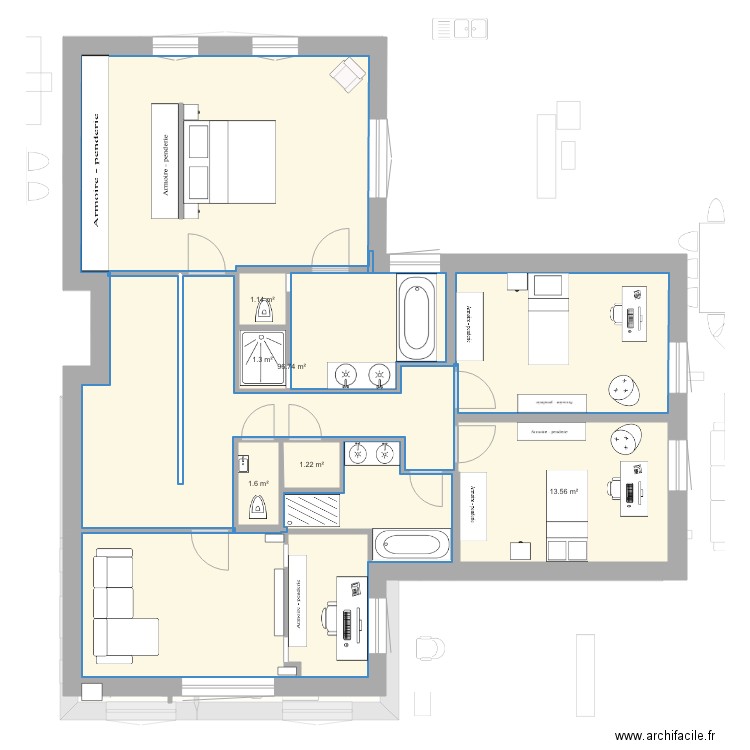 plan prises. Plan de 0 pièce et 0 m2
