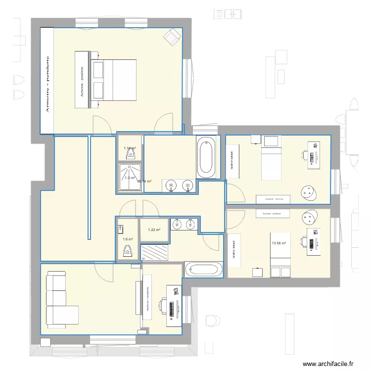 plan prises. Plan de 