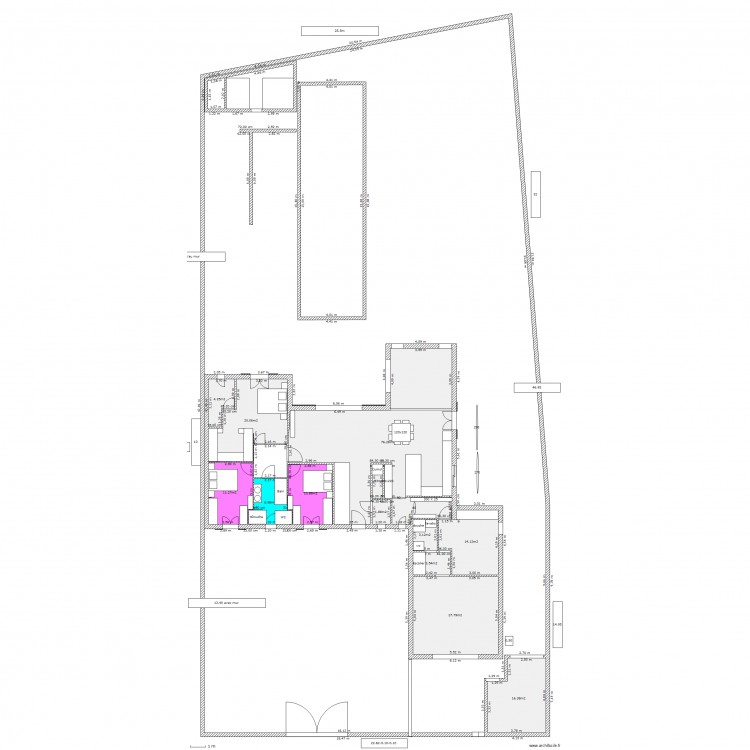 totalite cotes. Plan de 0 pièce et 0 m2