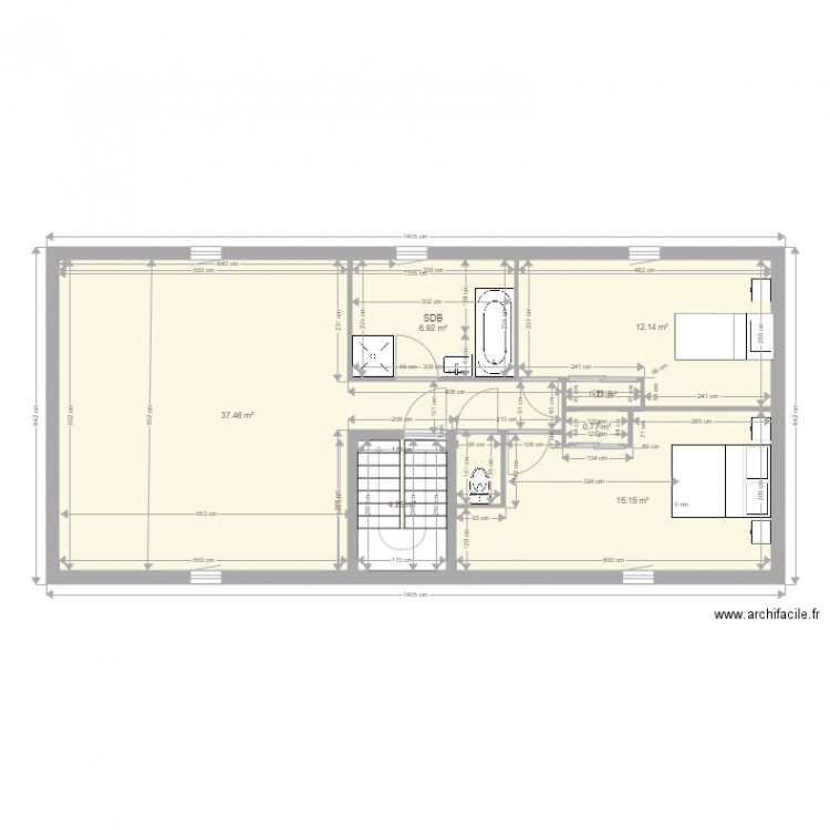 T4 combles 3. Plan de 0 pièce et 0 m2