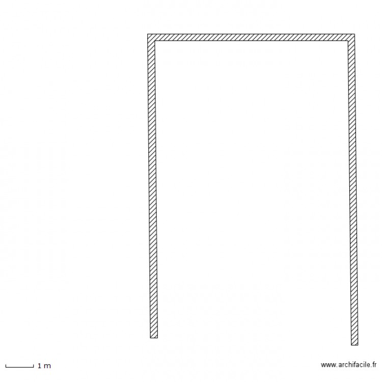 Garage. Plan de 0 pièce et 0 m2