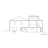 plan facade baie et murage