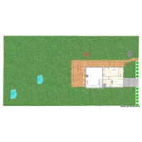 plan maison SANS extension petite cuisine