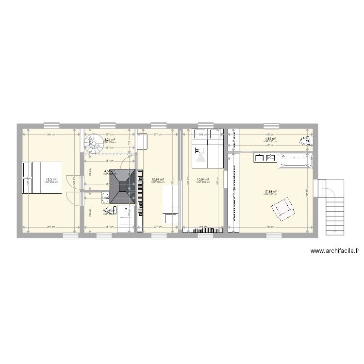 la colombière étage. Plan de 0 pièce et 0 m2