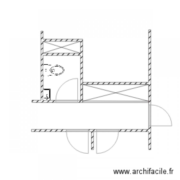 SDB devoir ergonomie. Plan de 0 pièce et 0 m2