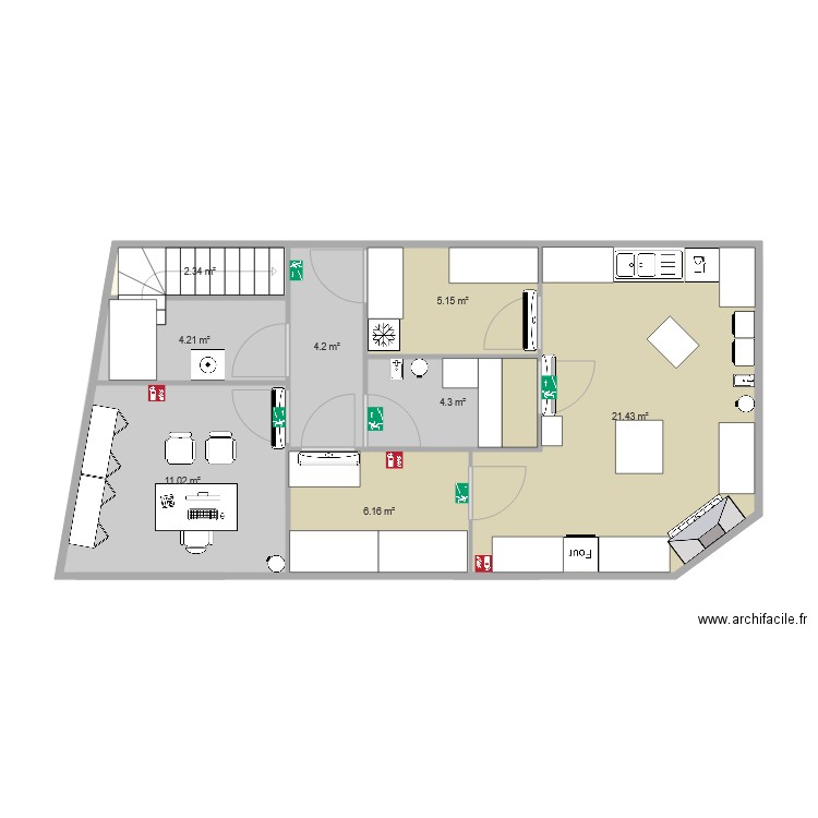 cdc sans transfo. Plan de 0 pièce et 0 m2