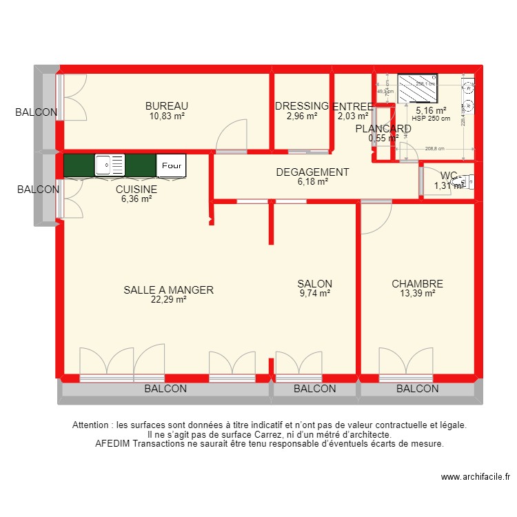 BI10446. Plan de 0 pièce et 0 m2