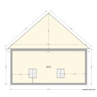 plan pignon habitation