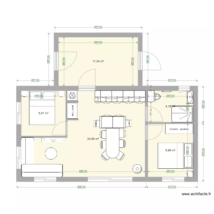 C moins de 50 m2. Plan de C moins de 50 m2. Plan de