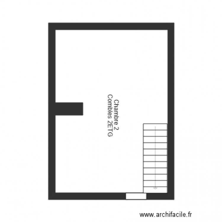 bergin chambre 2ETG. Plan de 0 pièce et 0 m2