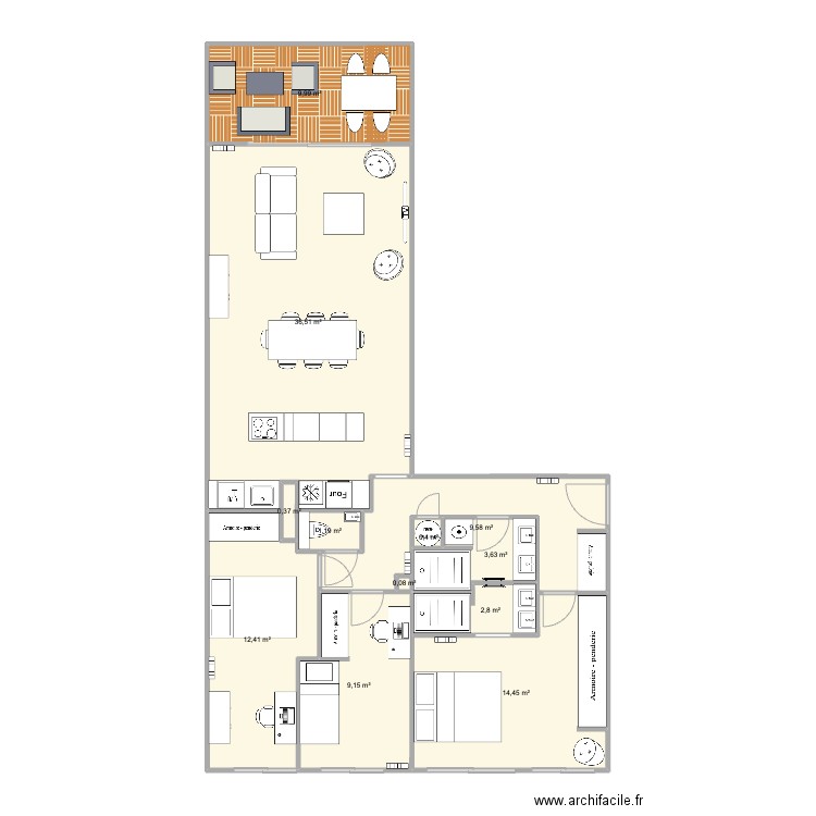 Santa Barbara version fenetre10. Plan de 0 pièce et 0 m2