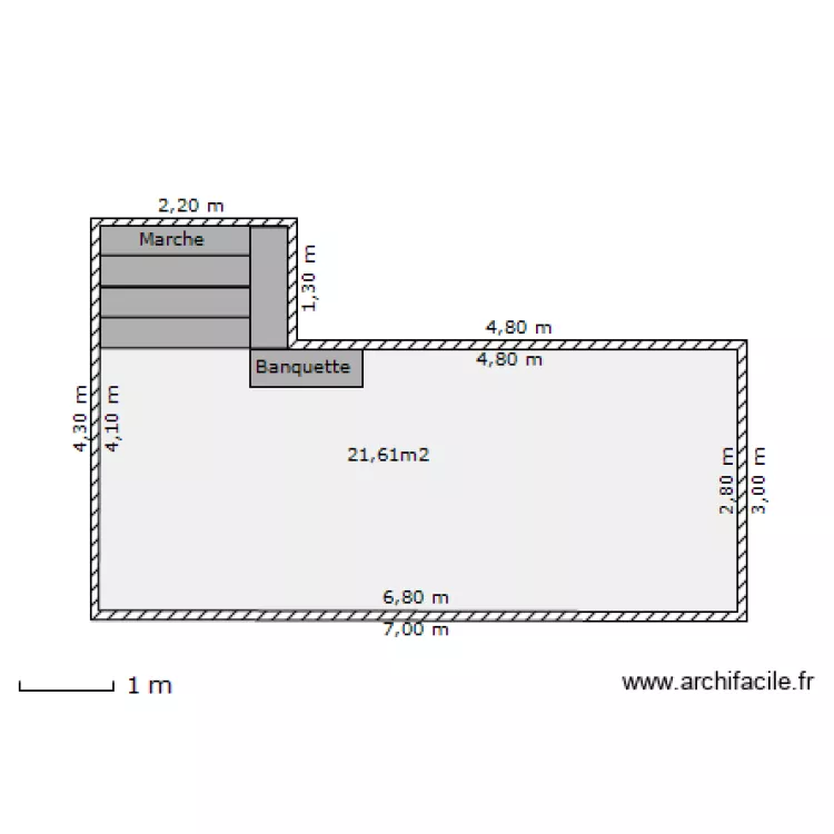 Piscine G-M. Plan de 