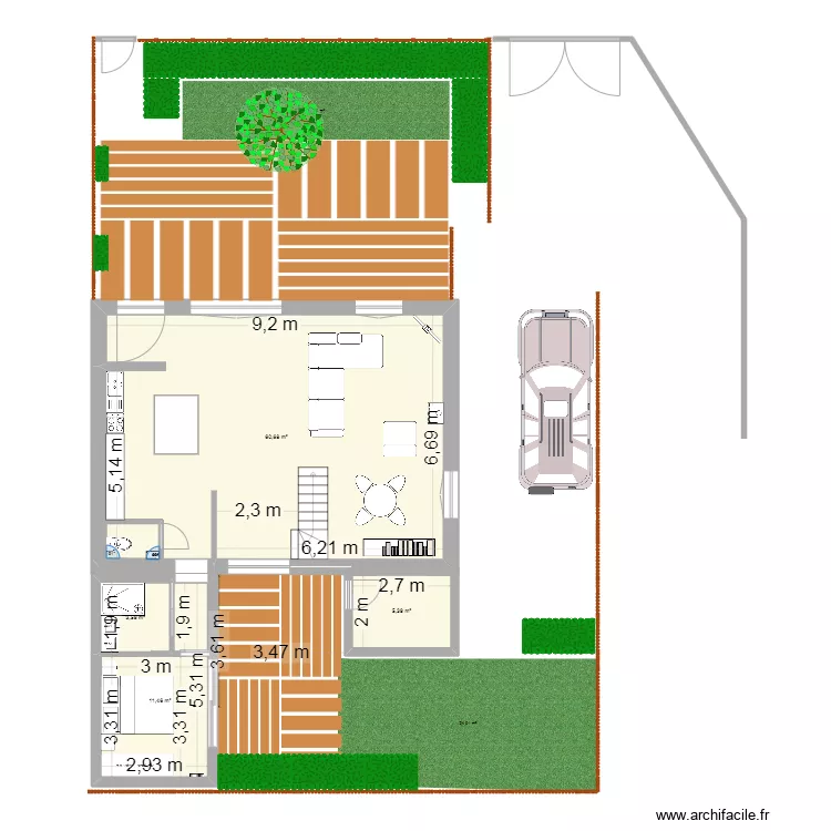 quiberon rdc futur 3 BIS. Plan de quiberon rdc futur 3 BIS. Plan de