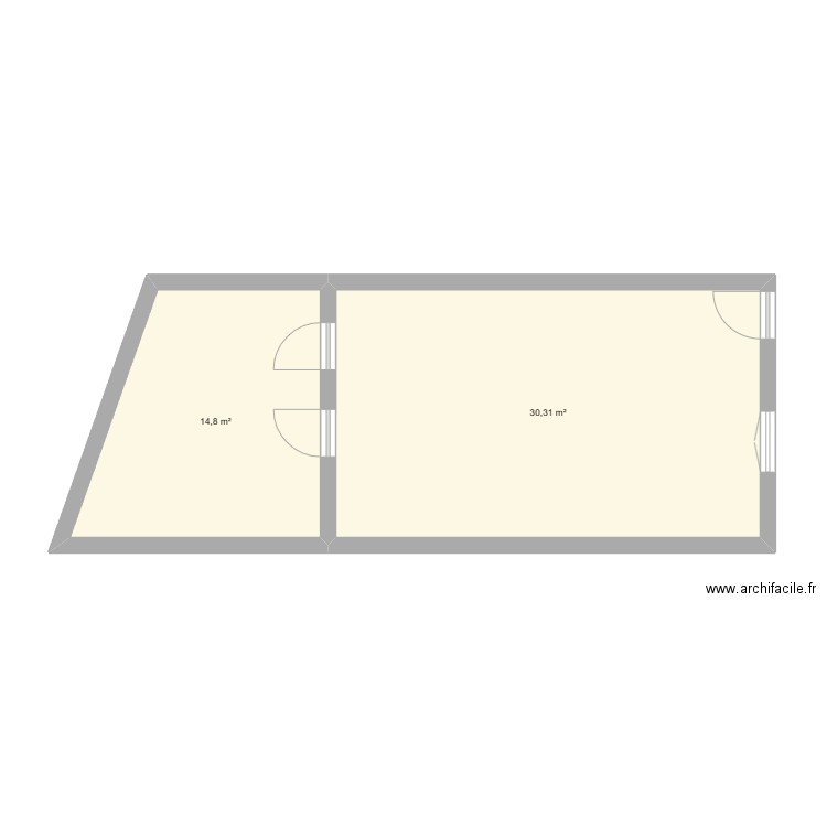 RDC Roubaix. Plan de 0 pièce et 0 m2