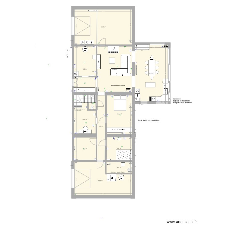 Rivage juillet 2018 avec circuits eau. Plan de 0 pièce et 0 m2