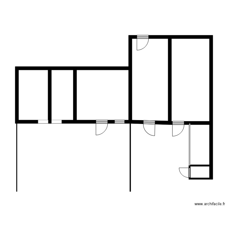 LACABANNE. Plan de 21 pièces et 271 m2