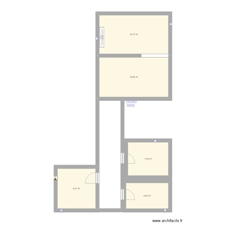 Roxane. Plan de 0 pièce et 0 m2