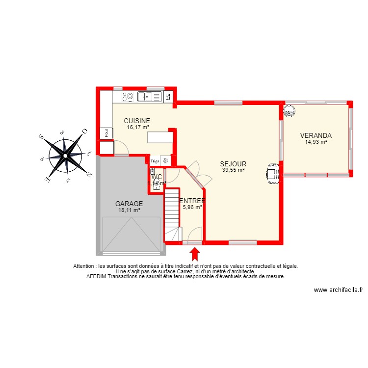 BI12549 - RDC. Plan de 0 pièce et 0 m2