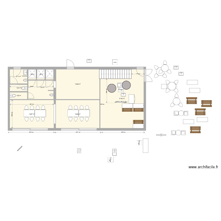 mvo 36. Plan de 10 pièces et 95 m2