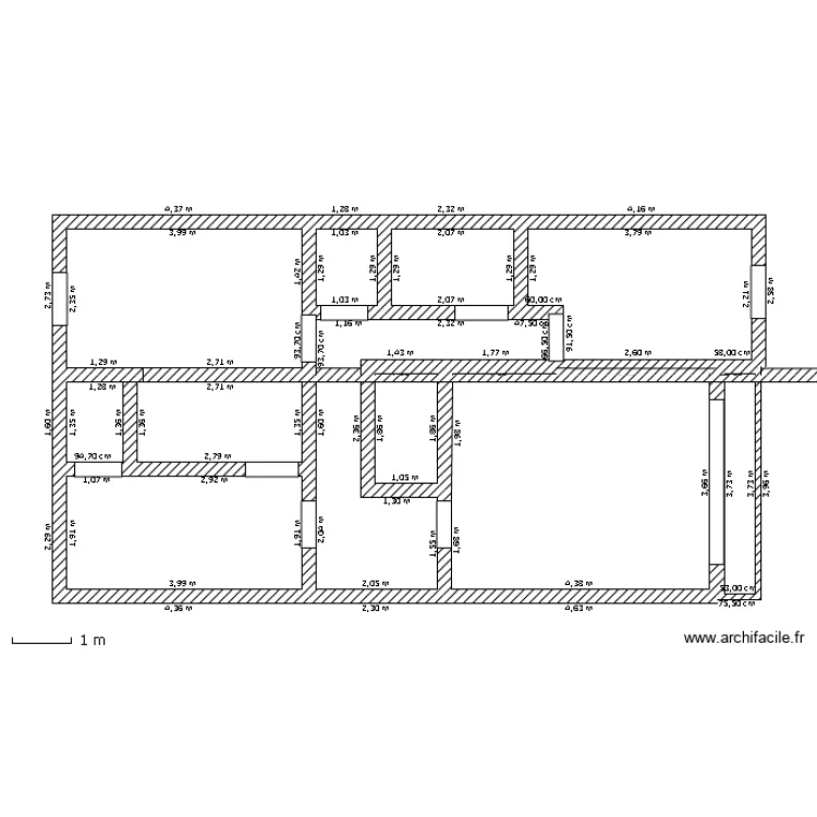 appartement. Plan de 