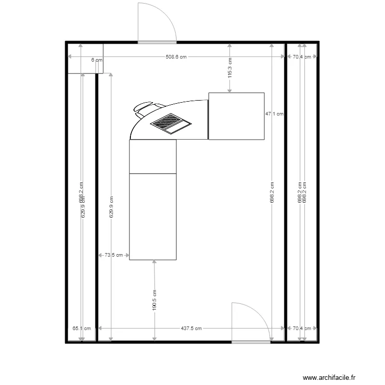 LE COQ GOURMAND. Plan de LE COQ GOURMAND. Plan de