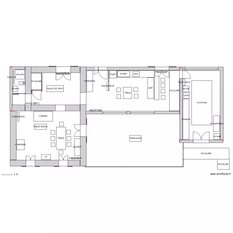1er ETAGE. Plan de 1er ETAGE. Plan de