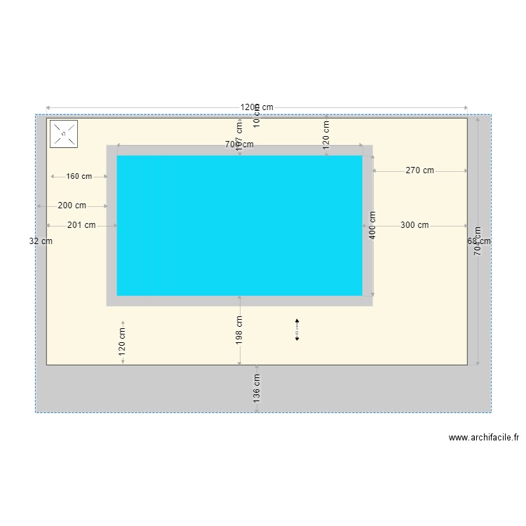 PISCINE V9. Plan de 0 pièce et 0 m2