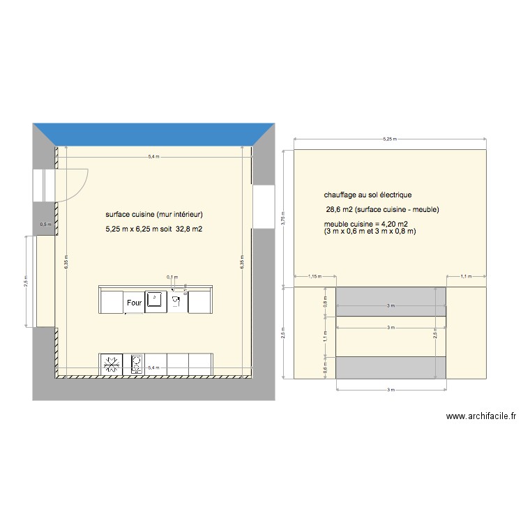 chauffage au sol. Plan de 0 pièce et 0 m2