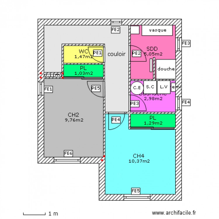 ETAGEV3. Plan de 0 pièce et 0 m2