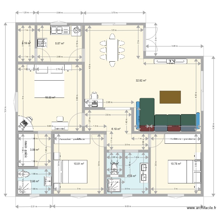 plantaf. Plan de 0 pièce et 0 m2